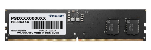 Memory RAM 1x 8 GB Patriot NON-ECC UNBUFFERED DDR5 4800MHz PC5-38400 UDIMM | PSD58G480041