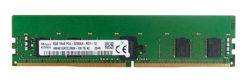 Memory RAM 1x 8GB Hynix ECC REGISTERED DDR4 1Rx8 3200MHz PC4-25600 RDIMM | HMA81GR7CJR8N-XN